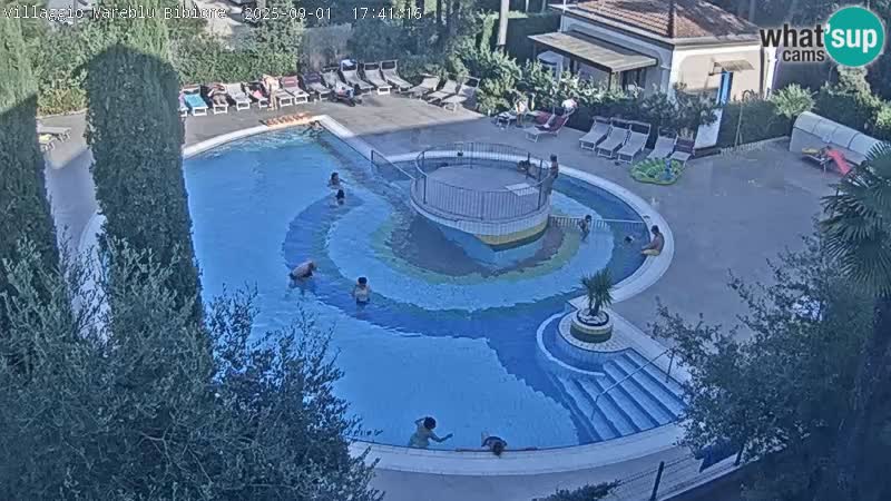 Villaggio Mare Blu Pool LIVE-Webcam Bibione Pineda – Italien