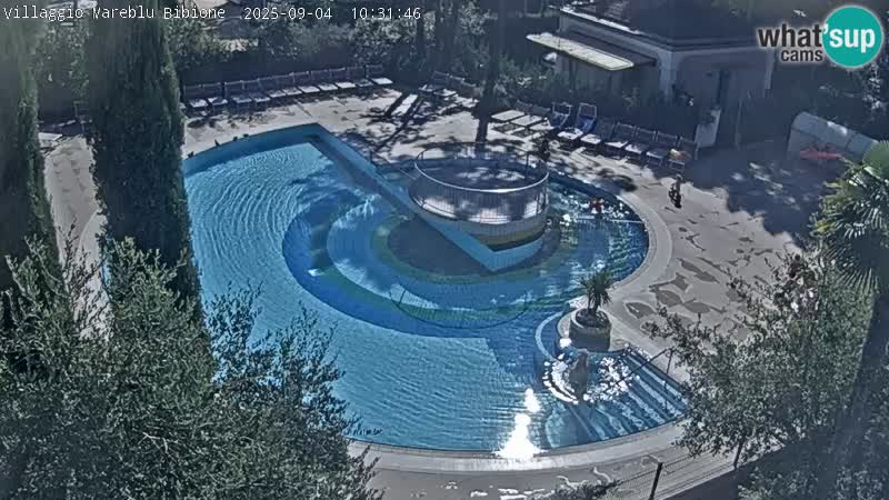 Piscina Villaggio Mare Blu EN VIVO webcam Bibione Pineda – Italia