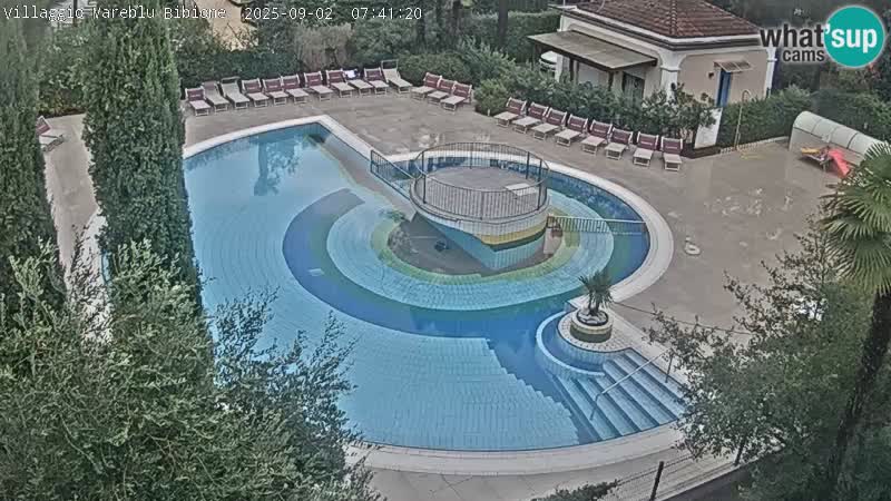Piscina Villaggio Mare Blu webcam LIVE Bibione Pineda – Italia