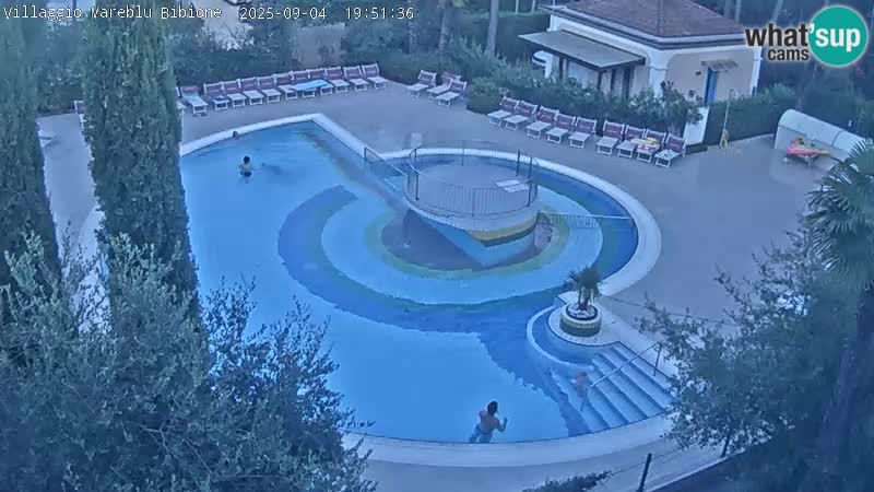 Villaggio Mare Blu piscine LIVE webcam Bibione Pineda – Italie