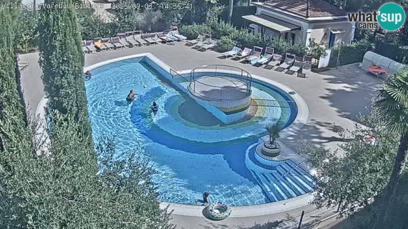 Villaggio Mare Blu piscine LIVE webcam Bibione Pineda – Italie