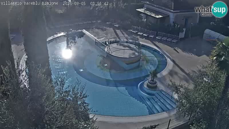 Villaggio Mare Blu pool LIVE webcam Bibione Pineda – Italy