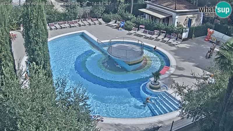 Villaggio Mare Blu Pool LIVE-Webcam Bibione Pineda – Italien