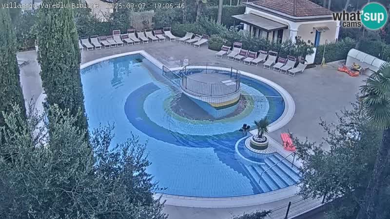 Villaggio Mare Blu pool LIVE webcam Bibione Pineda – Italy