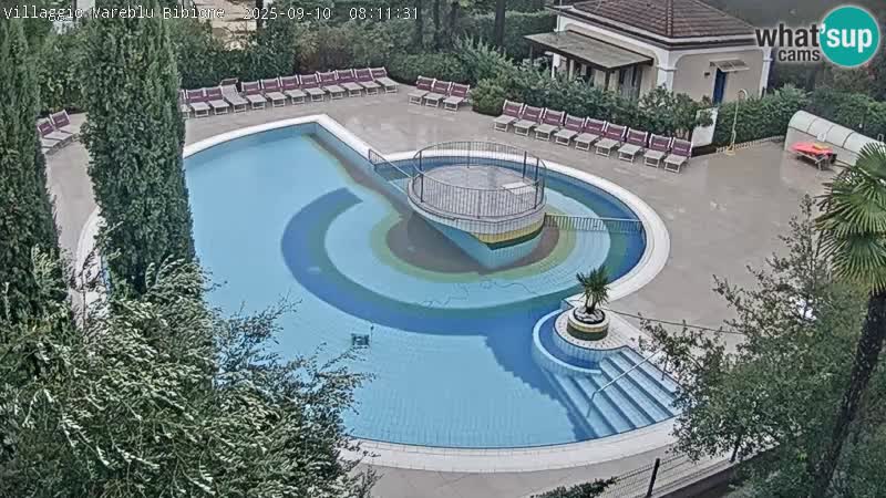 Villaggio Mare Blu pool LIVE webcam Bibione Pineda – Italy