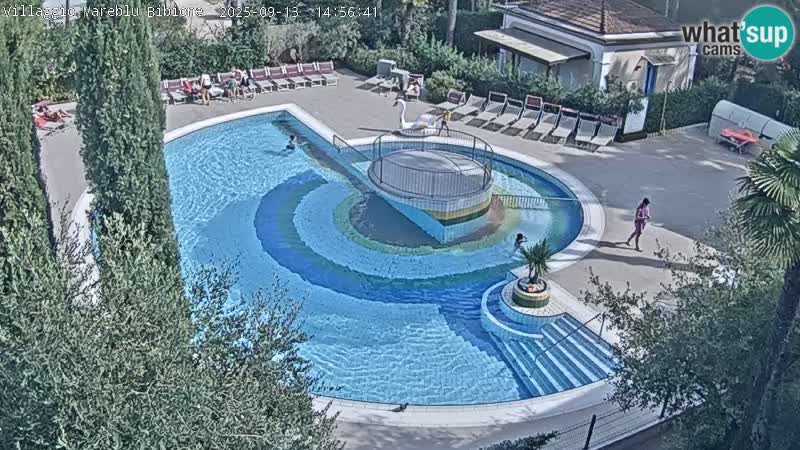 Villaggio Mare Blu pool LIVE webcam Bibione Pineda – Italy