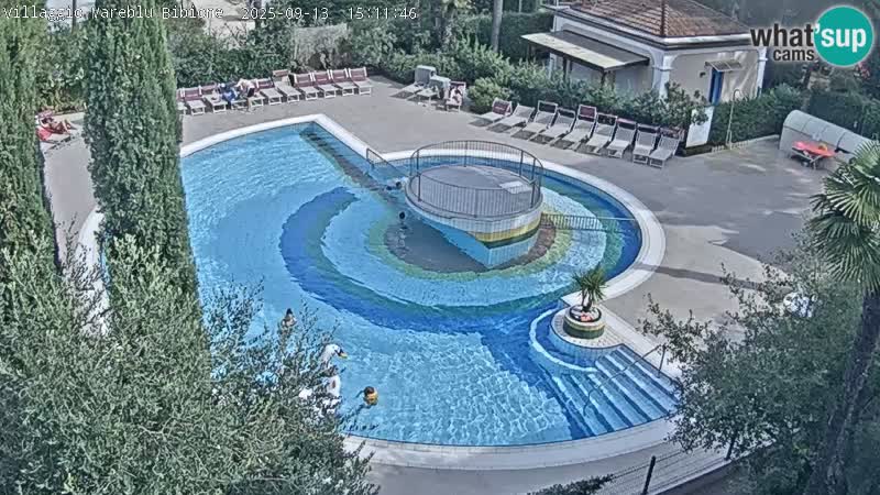Villaggio Mare Blu pool LIVE webcam Bibione Pineda – Italy