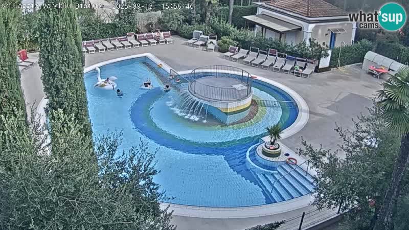 Villaggio Mare Blu pool LIVE webcam Bibione Pineda – Italy