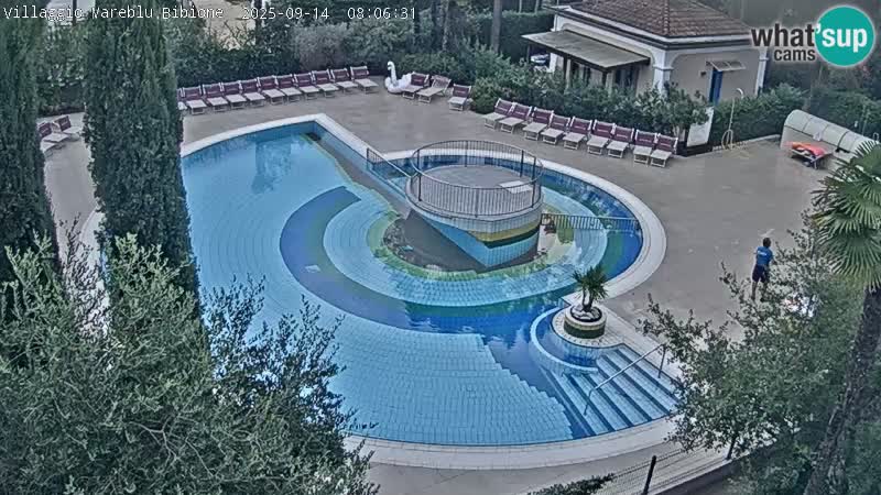 Villaggio Mare Blu pool LIVE webcam Bibione Pineda – Italy