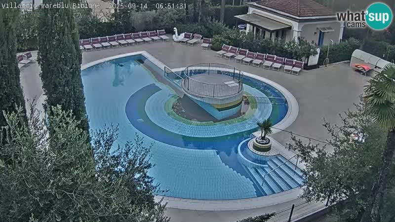 Villaggio Mare Blu piscine LIVE webcam Bibione Pineda – Italie