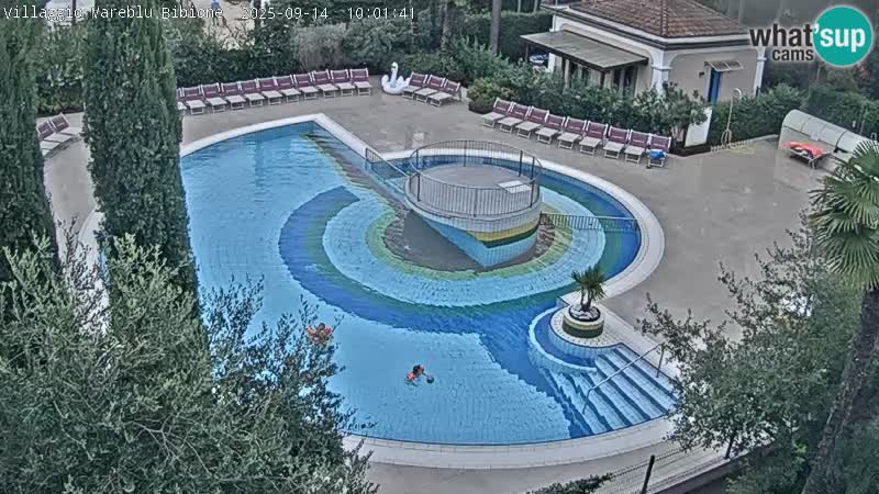 Villaggio Mare Blu pool LIVE webcam Bibione Pineda – Italy
