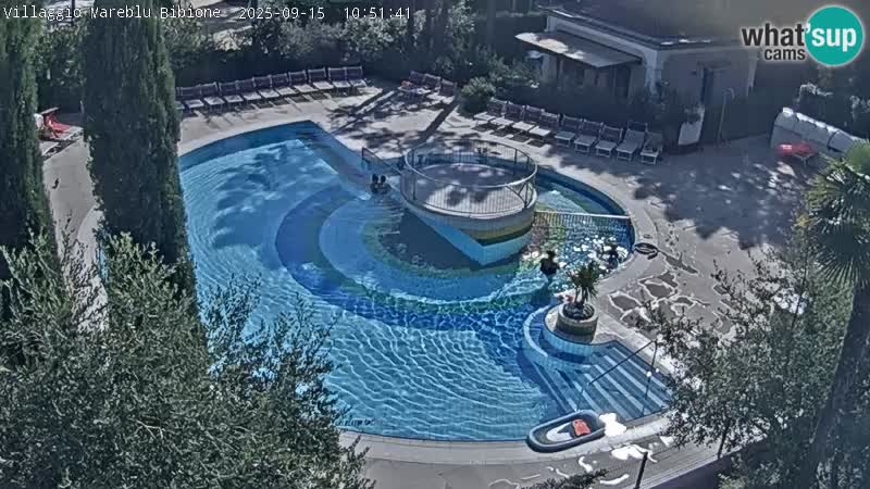 Piscina Villaggio Mare Blu webcam LIVE Bibione Pineda – Italia