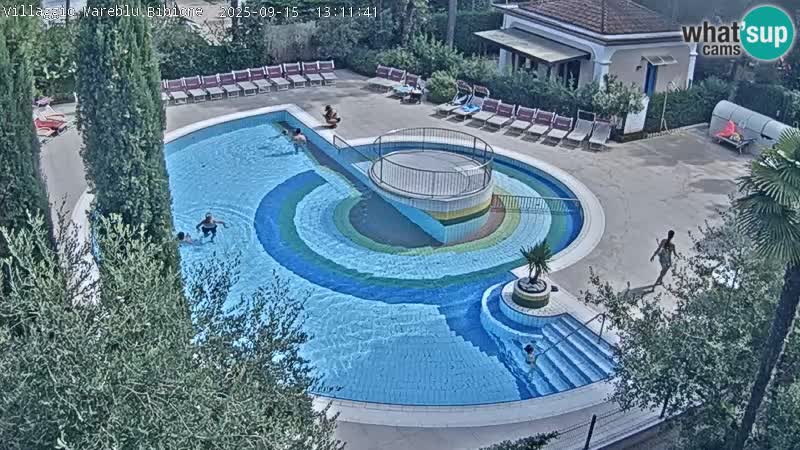 Villaggio Mare Blu pool LIVE webcam Bibione Pineda – Italy