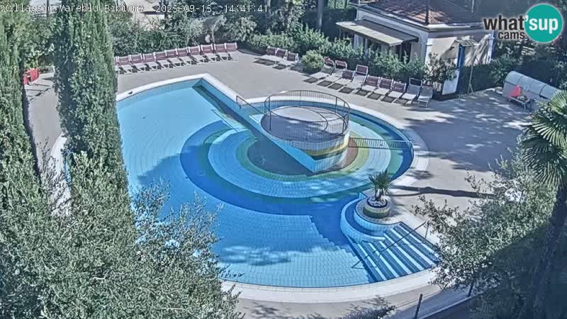 Piscina Villaggio Mare Blu EN VIVO webcam Bibione Pineda – Italia