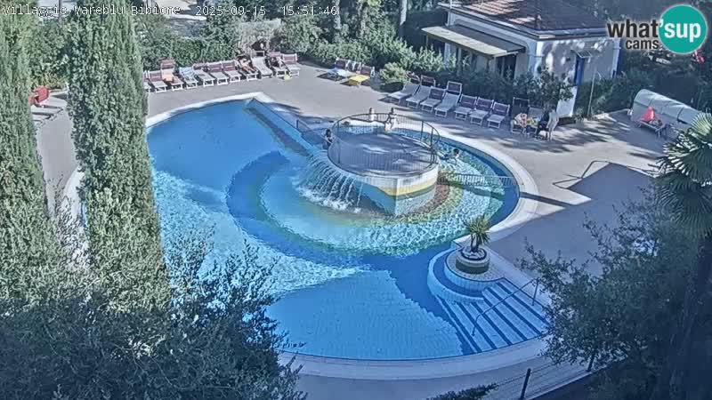 Villaggio Mare Blu pool LIVE webcam Bibione Pineda – Italy