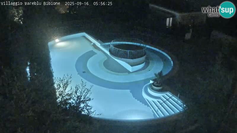 Villaggio Mare Blu bazen Spletna kamera V živo Bibione Pineda – Italija