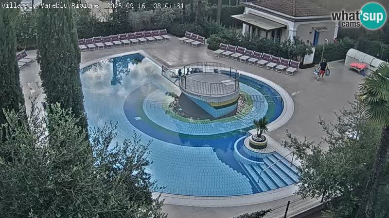Villaggio Mare Blu pool LIVE webcam Bibione Pineda – Italy