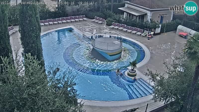 Piscina Villaggio Mare Blu webcam LIVE Bibione Pineda – Italia