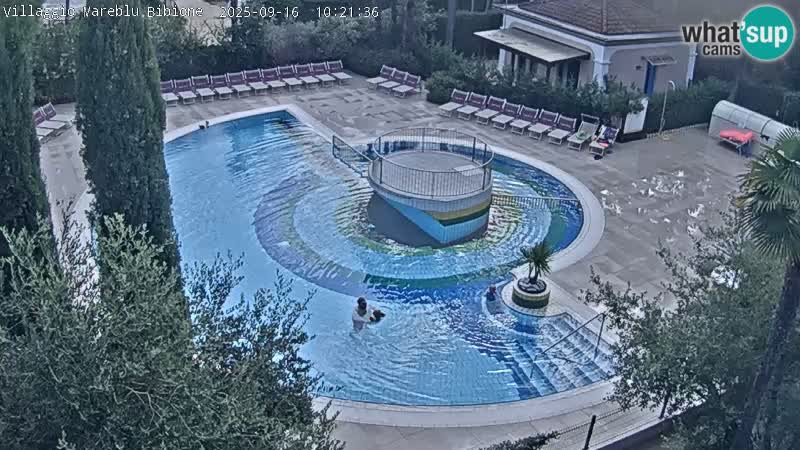 Piscina Villaggio Mare Blu EN VIVO webcam Bibione Pineda – Italia