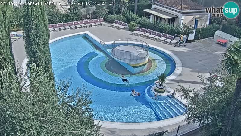 Piscina Villaggio Mare Blu EN VIVO webcam Bibione Pineda – Italia