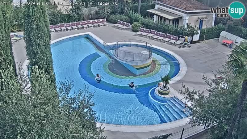 Villaggio Mare Blu pool LIVE webcam Bibione Pineda – Italy