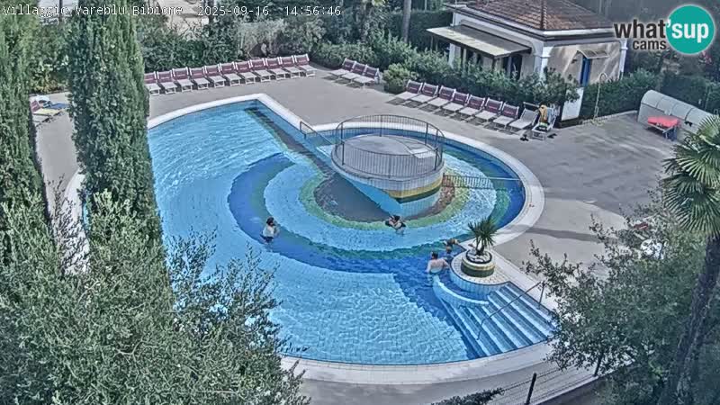 Piscina Villaggio Mare Blu webcam LIVE Bibione Pineda – Italia
