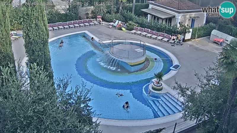 Piscina Villaggio Mare Blu EN VIVO webcam Bibione Pineda – Italia