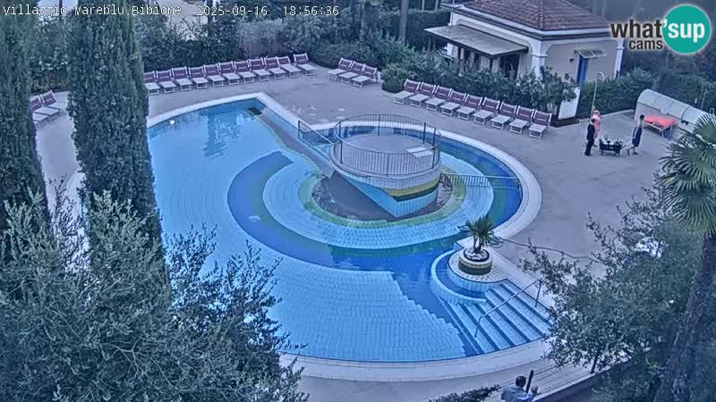 Piscina Villaggio Mare Blu webcam LIVE Bibione Pineda – Italia