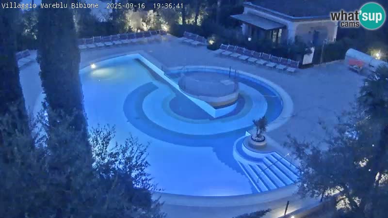 Piscina Villaggio Mare Blu EN VIVO webcam Bibione Pineda – Italia