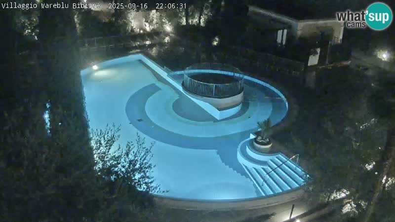 Villaggio Mare Blu bazen Spletna kamera V živo Bibione Pineda – Italija