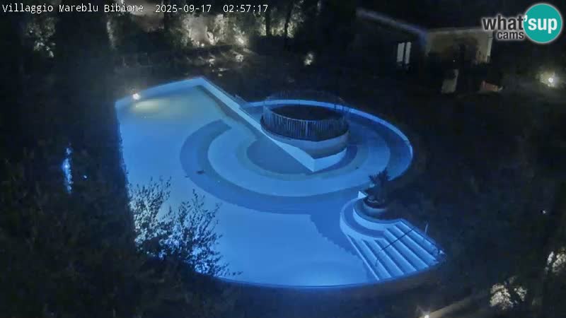 Villaggio Mare Blu bazen Spletna kamera V živo Bibione Pineda – Italija