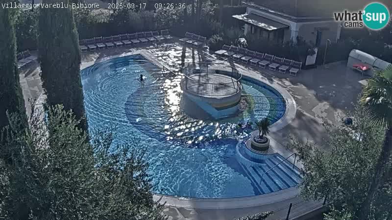 Villaggio Mare Blu pool LIVE webcam Bibione Pineda – Italy