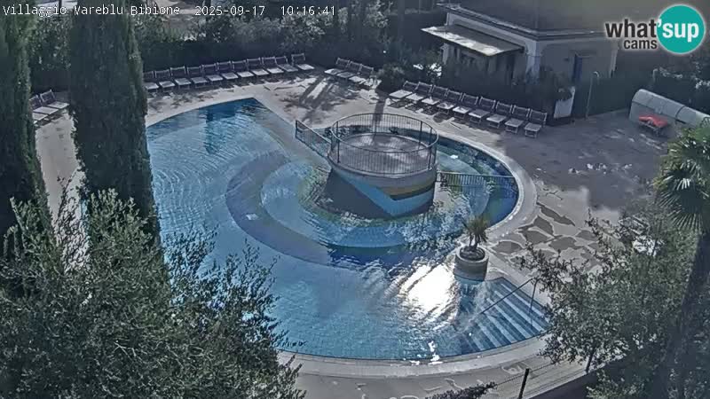 Villaggio Mare Blu pool LIVE webcam Bibione Pineda – Italy