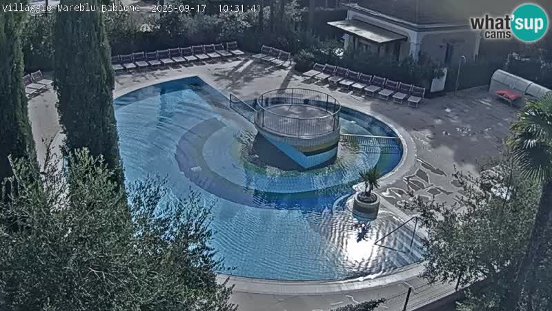 Piscina Villaggio Mare Blu EN VIVO webcam Bibione Pineda – Italia