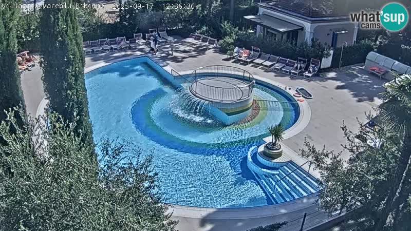 Villaggio Mare Blu pool LIVE webcam Bibione Pineda – Italy