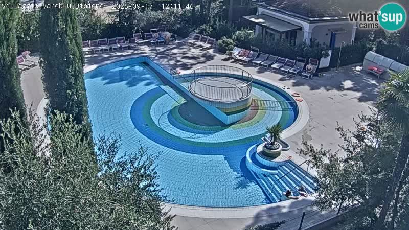 Villaggio Mare Blu piscine LIVE webcam Bibione Pineda – Italie