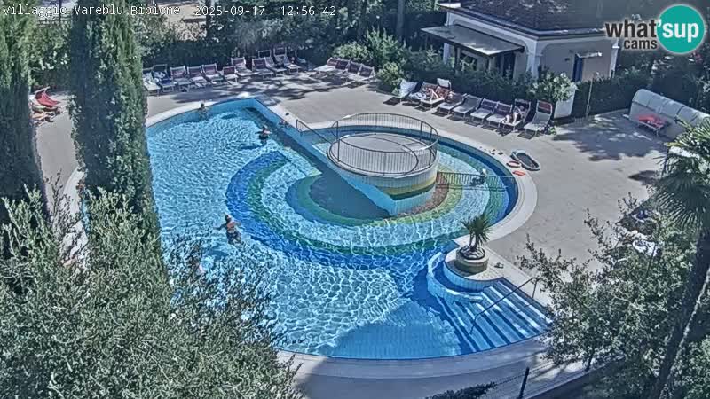 Villaggio Mare Blu piscine LIVE webcam Bibione Pineda – Italie