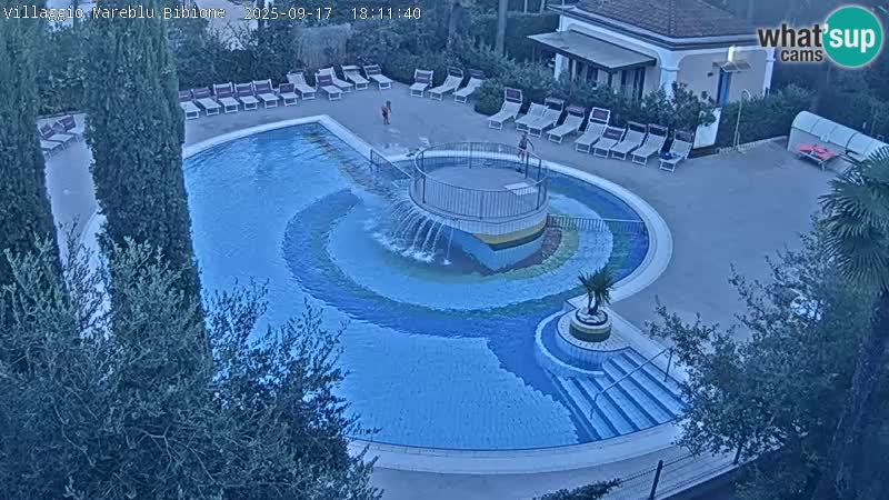 Villaggio Mare Blu pool LIVE webcam Bibione Pineda – Italy