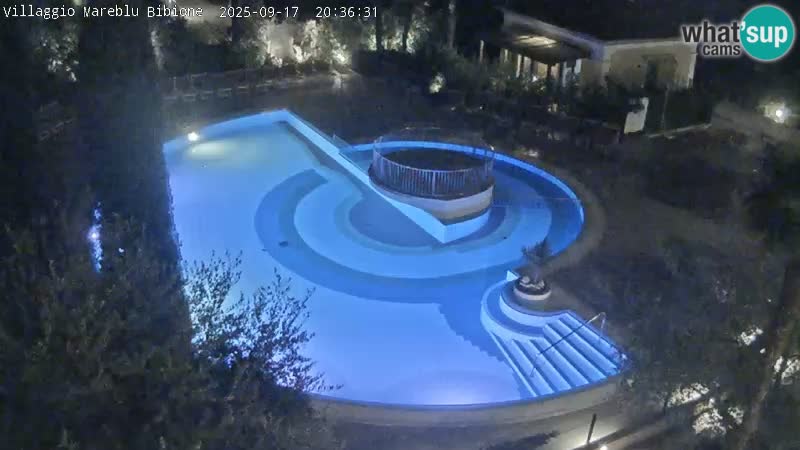 Villaggio Mare Blu bazen UŽIVO web kamera Bibione Pineda – Italija