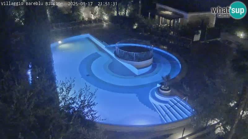 Villaggio Mare Blu bazen Spletna kamera V živo Bibione Pineda – Italija
