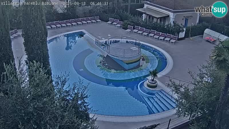 Villaggio Mare Blu pool LIVE webcam Bibione Pineda – Italy
