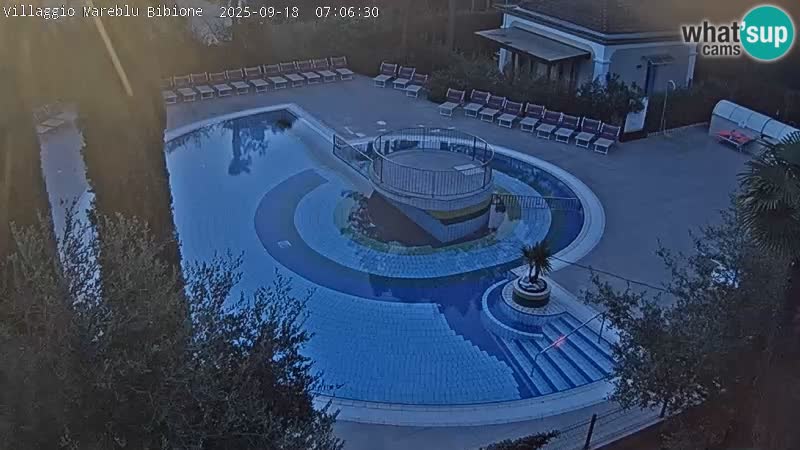 Villaggio Mare Blu Pool LIVE-Webcam Bibione Pineda – Italien