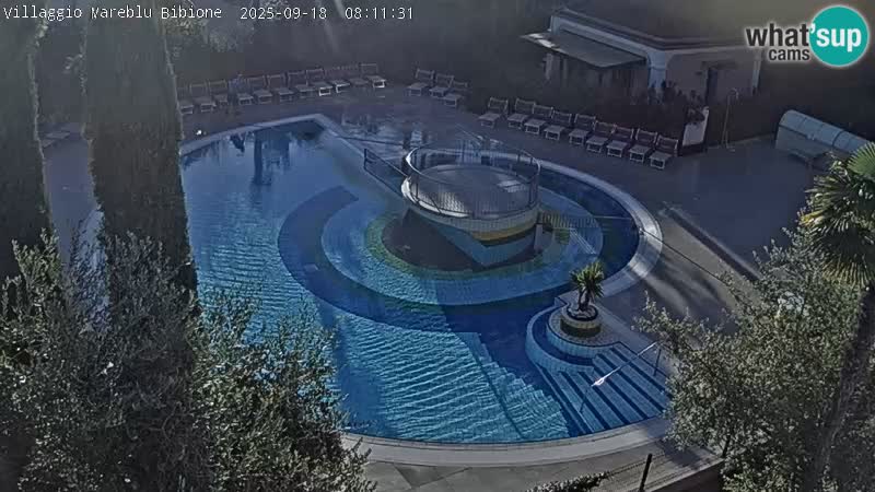 Piscina Villaggio Mare Blu webcam LIVE Bibione Pineda – Italia