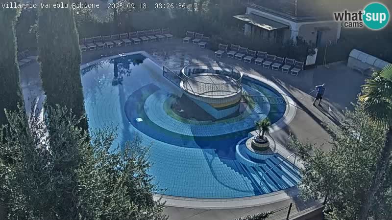 Villaggio Mare Blu pool LIVE webcam Bibione Pineda – Italy