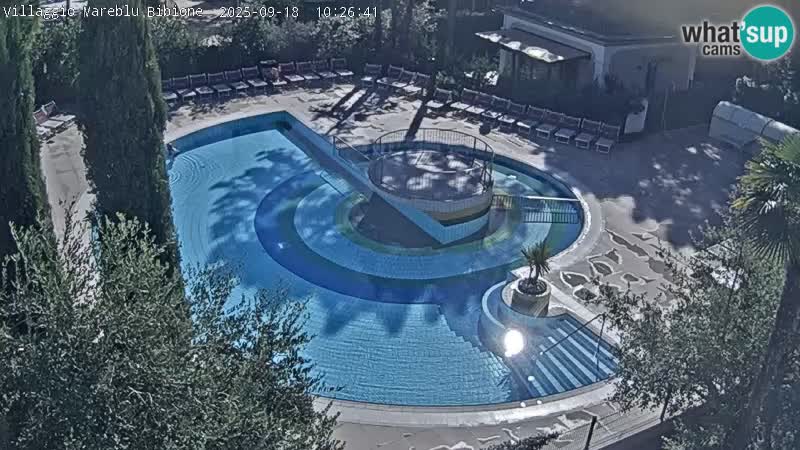Villaggio Mare Blu piscine LIVE webcam Bibione Pineda – Italie