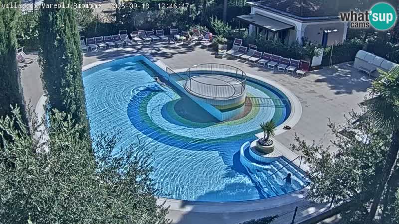 Villaggio Mare Blu piscine LIVE webcam Bibione Pineda – Italie