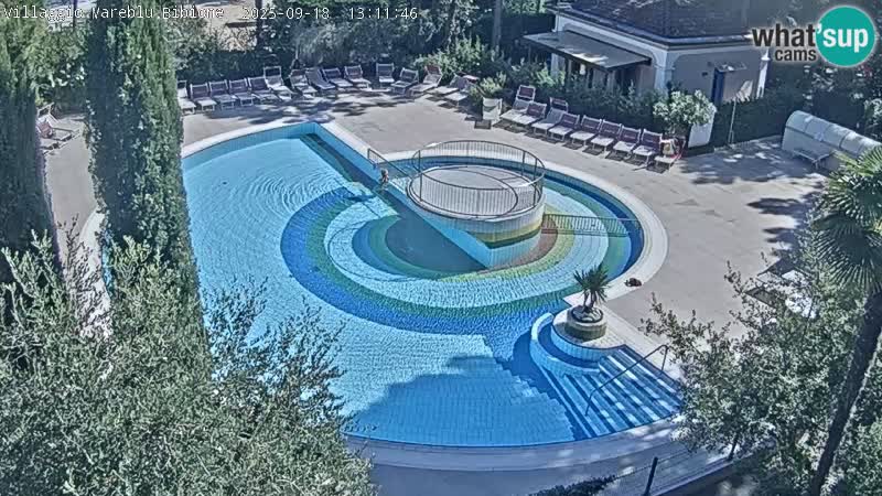 Villaggio Mare Blu pool LIVE webcam Bibione Pineda – Italy