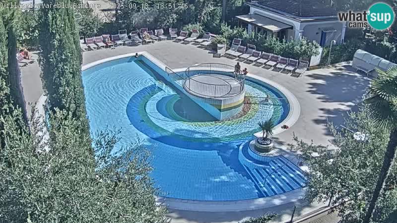 Piscina Villaggio Mare Blu EN VIVO webcam Bibione Pineda – Italia