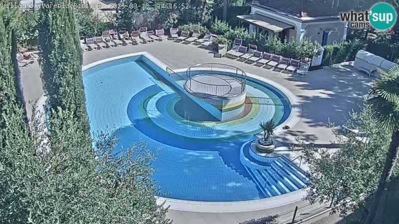 Villaggio Mare Blu pool LIVE webcam Bibione Pineda – Italy