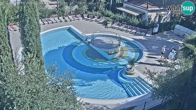 Piscina Villaggio Mare Blu EN VIVO webcam Bibione Pineda – Italia
